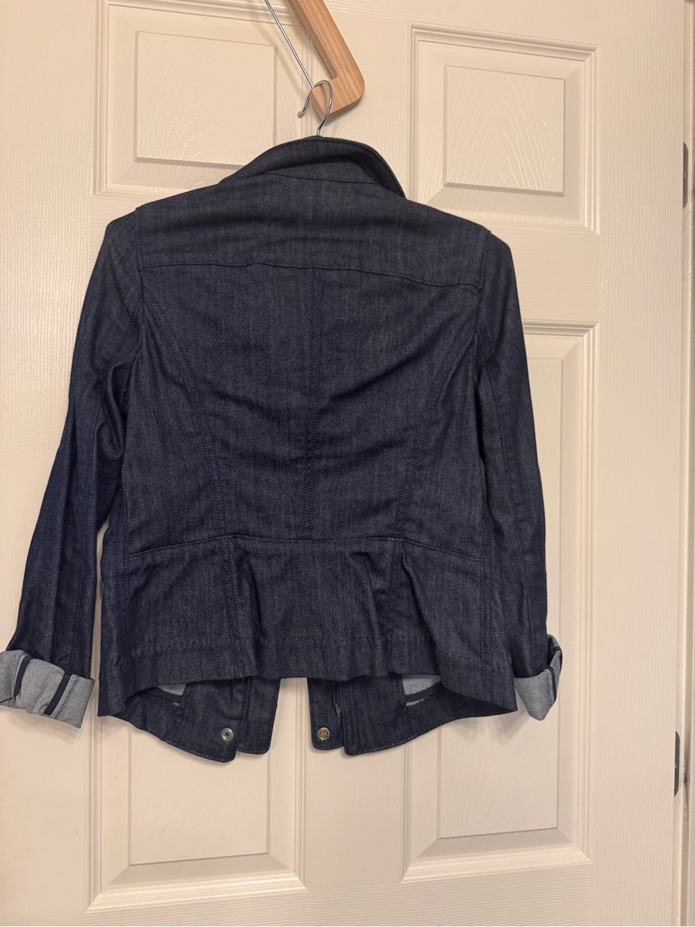 Ann Taylor Dark Blue DenimJacket - Picture 3 of 7